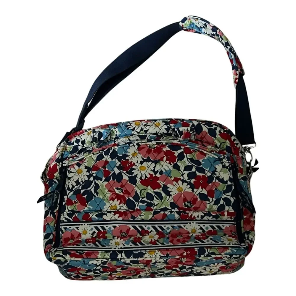 Vera Bradley Summer cottage Quilted Floral Laptop Tote bag